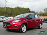 Ruby Red Ford Fiesta in 2017
