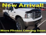 2005 Oxford White Ford F250 Super Duty XLT Crew Cab 4x4 #124051415