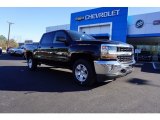 2018 Black Chevrolet Silverado 1500 LT Crew Cab #124074988