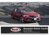 2018 Ruby Flare Pearl Toyota Camry SE #124094400