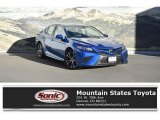 2018 Blue Streak Metallic Toyota Camry SE #124094397