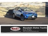 2018 Electric Storm Blue Toyota RAV4 Limited AWD Hybrid #124118466