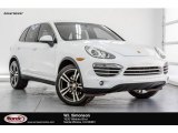 2014 White Porsche Cayenne Platinum Edition #124118576