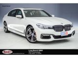 2018 Mineral White Metallic BMW 7 Series 740i Sedan #124118649