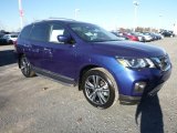 2018 Caspian Blue Nissan Pathfinder Platinum 4x4 #124094666