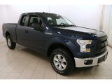 2015 Blue Jeans Metallic Ford F150 XLT SuperCab 4x4 #124141314