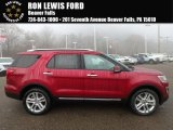 2017 Ruby Red Ford Explorer Limited 4WD #124165858