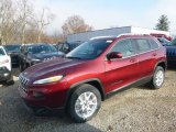 2018 Velvet Red Pearl Jeep Cherokee Latitude Plus 4x4 #124165941