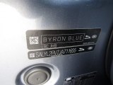 2018 Range Rover Velar Color Code for Byron Blue Metallic - Color Code: JHB