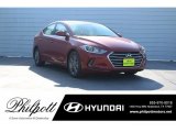2018 Scarlet Red Hyundai Elantra Value Edition #124203033