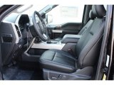 2018 Ford F150 Lariat SuperCrew Black Interior