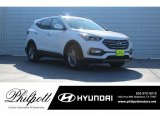 2018 Pearl White Hyundai Santa Fe Sport  #124220162