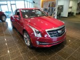 2018 Red Obsession Tintcoat Cadillac ATS Luxury AWD #124258103