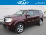 2015 Dark Cherry Pearl Honda Pilot EX-L 4WD #124281634