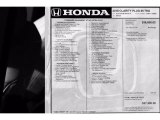 2018 Honda Clarity Touring Plug In Hybrid Window Sticker