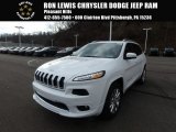 2018 Bright White Jeep Cherokee Overland 4x4 #124281869