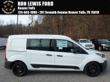 2018 Frozen White Ford Transit Connect XL Van #124305243