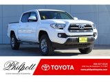 2017 Super White Toyota Tacoma SR5 Double Cab #124344374