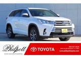 2018 Blizzard White Pearl Toyota Highlander XLE #124344410