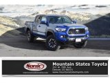 2018 Blazing Blue Pearl Toyota Tacoma TRD Off Road Double Cab 4x4 #124362559