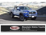 2018 Blazing Blue Pearl Toyota Tacoma TRD Off Road Double Cab 4x4 #124362558