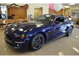 Kona Blue Ford Mustang in 2018