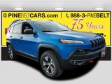 2018 Hydro Blue Pearl Jeep Cherokee Trailhawk 4x4 #124362596