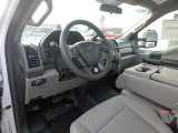 2018 Ford F250 Super Duty XL Regular Cab 4x4 Earth Gray Interior
