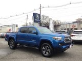 2017 Blazing Blue Pearl Toyota Tacoma TRD Sport Double Cab 4x4 #124382329