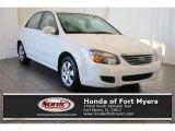 2009 Clear White Kia Spectra LX Sedan #124382321