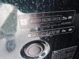 2018 F-PACE Color Code for British Racing Green Metallic - Color Code: HGY