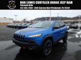 2018 Hydro Blue Pearl Jeep Cherokee Trailhawk 4x4 #124441178