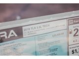 2018 Acura TLX V6 Technology Sedan Window Sticker