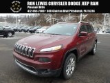 2018 Velvet Red Pearl Jeep Cherokee Limited 4x4 #124441180