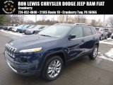 2018 Patriot Blue Pearl Jeep Cherokee Limited 4x4 #124458555