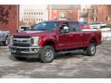 Ruby Red Ford F250 Super Duty in 2018