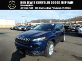 2018 Patriot Blue Pearl Jeep Cherokee Latitude Plus 4x4 #124477295