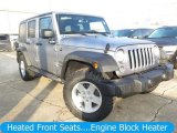 2017 Billet Silver Metallic Jeep Wrangler Unlimited Sport 4x4 #124502591