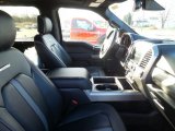 2018 Ford F450 Super Duty Platinum Crew Cab 4x4 Black Interior