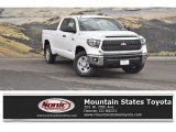 2018 Super White Toyota Tundra SR5 Double Cab 4x4 #124556182