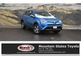 2018 Electric Storm Blue Toyota RAV4 XLE AWD #124556164