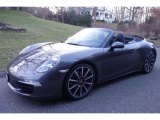 2013 Agate Grey Metallic Porsche 911 Carrera 4S Cabriolet #124593592