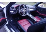 2017 Porsche 718 Boxster  Black/Bordeaux Red Interior