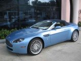 2009 Glacial Blue Aston Martin V8 Vantage Roadster #12447092