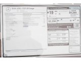 2018 Mercedes-Benz GLE 43 AMG 4Matic Coupe Window Sticker