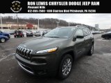 2018 Olive Green Pearl Jeep Cherokee Limited 4x4 #124622544