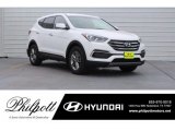 2018 Pearl White Hyundai Santa Fe Sport  #124622495