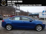 2018 Lightning Blue Ford Fusion SE #124644830