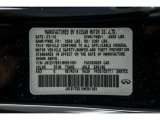 2017 Q60 Color Code for Midnight Black - Color Code: KH3