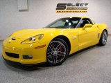 2006 Velocity Yellow Chevrolet Corvette Z06 #12448757